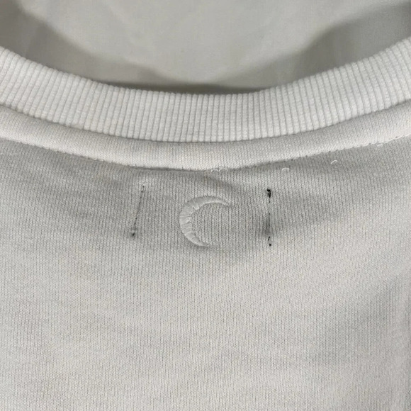 Zyia Active Sweater Women's 3XL White Mountain Embroidered Crew Neck - Picture 9 of 10